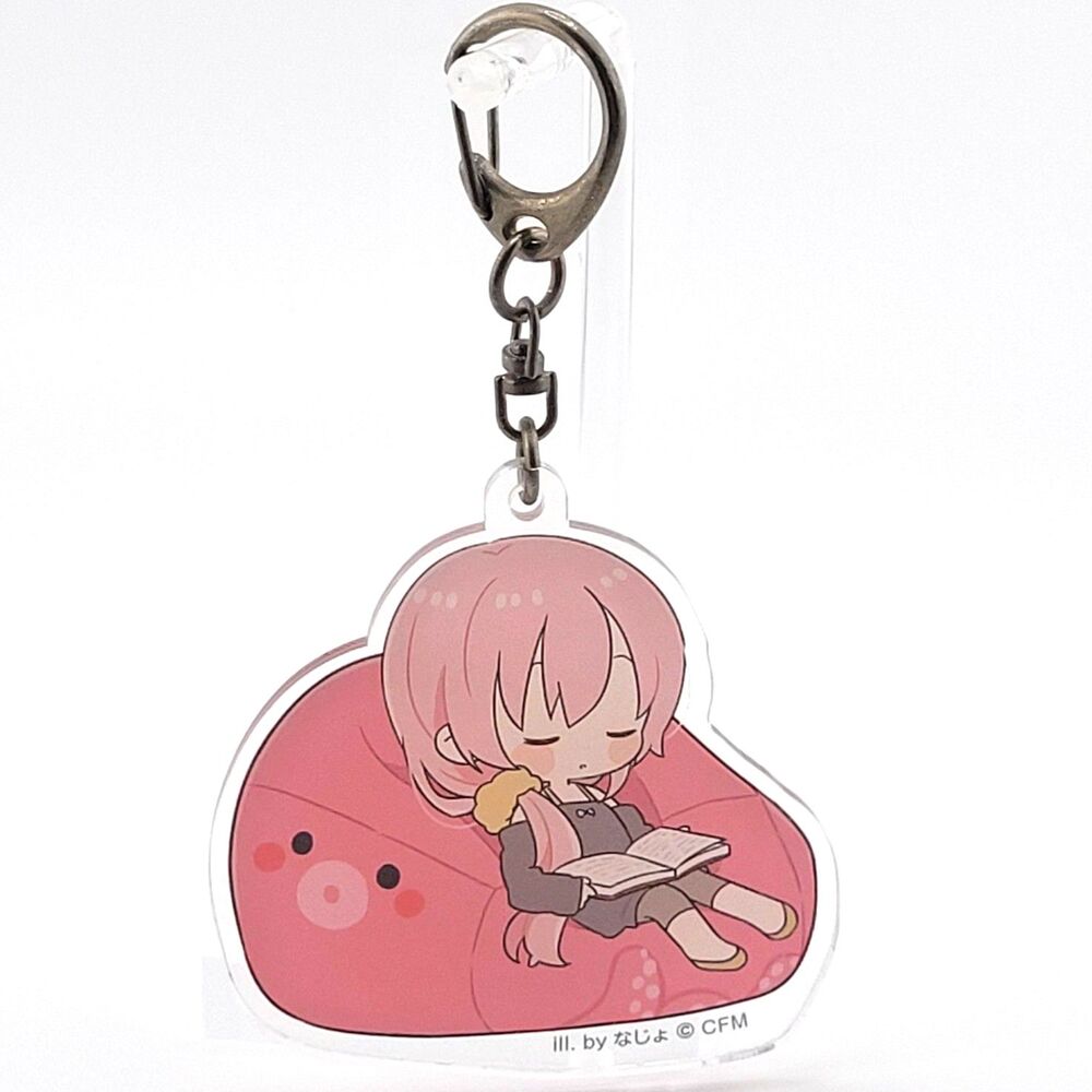 Megurine Luka NazyO Reading Beanbag Acrylic Keychain Movic